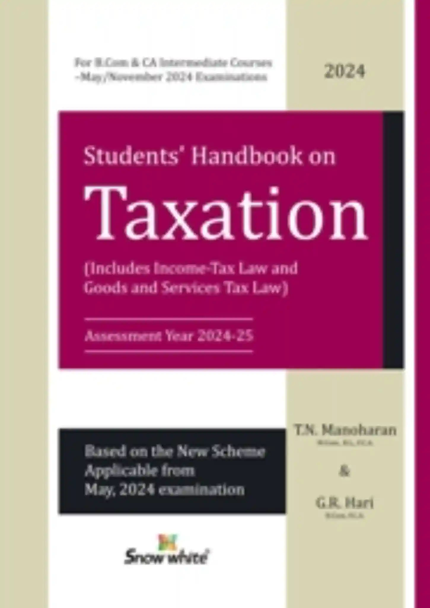 Students Handbook on Taxation